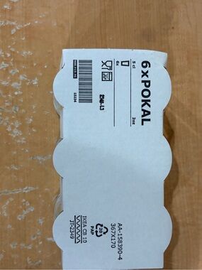 IKEA POKAL Glasses Pack - White Label